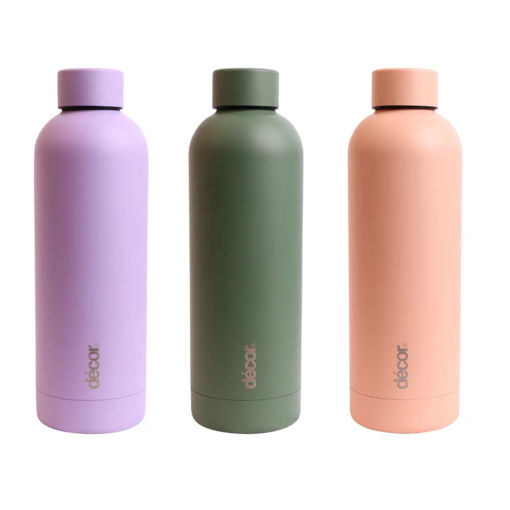 Picture of DECOR SCREW TOP S/STEEL BOTTLE 500ML